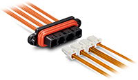 Image of Hirose's DF62WP Series Waterproof Panel Mount Connector
