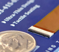 Imagen del conector FPC con contacto superior y bajo perfil serie FH53 de Hirose