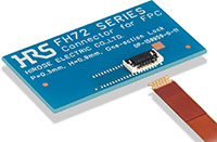 Image of Hirose's FH72 Miniature FPC Connector 