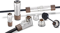 Image of Hirose's LF Series Waterproof Connectors