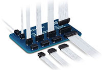 Imagen de los conectores de cable a placa de la serie KW30 de Hirose