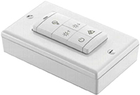 Image of ILLUMRA'S BTX-S5BWH Bluetooth® Wireless Wall Switch Station