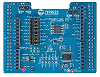 Imagen del kit de desarrollo de F-RAM CY15FRAMKIT-002 de Infineon