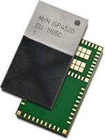Imagen del módulo LoRa-BLE combinado en miniatura ISP4520 de Insight SIP
