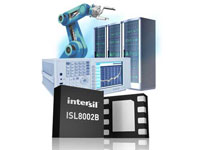 Imagen del regulador reductor, sincrónico y compacto de la serie ISL8002B de Renesas