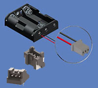 Image of Keystone's Spring Loaded Cylindrical Battery Holders with PCB Connectors