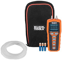 Imagen del manómetro diferencial digital ET180 de Klein Tools