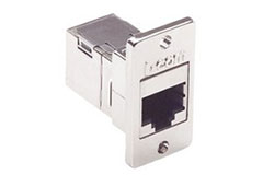 Image of L-com's ECF504-SC6 Cat6 RJ45 Coupler