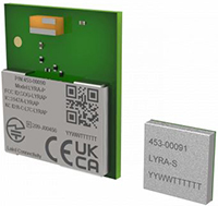 Imagen de los módulos Bluetooth® 5.3 de la serie Lyra de Laird Connectivity