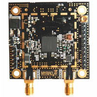 Imagen del CI de transceptor RF (FP-RF) programable en campo LMS6002D de Lime Microsystems