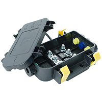 Image of Littelfuse 2-Pole or 3-Pole Sealed Power Distribution Box for MIDI® Fuses – MDB Series