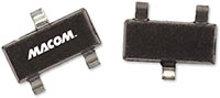 Imagen de los diodos Schottky de silicio de baja barrera serie MA4E2054 de MACOM