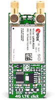 Imagen del Click MIKROE-2535 4G LTE-NA de MikroElektronika