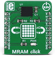 Image of MikroElektronika's MIKROE-2914 MRAM Click™ Board