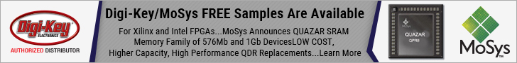 Image of MoSys QUAZAR SRAM Memory Samples Banner