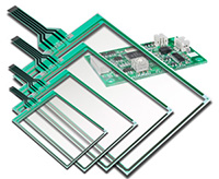 Pantallas táctiles resistivas de NKK Switches