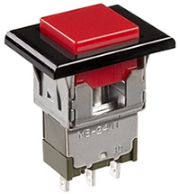 NKK Switches' Series MB2400 Snap-Action Pushbutton Switches