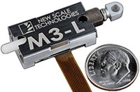 Imagen del actuador lineal M3-L de New Scale Technologies