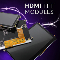 Imagen de módulos HDMI TFT de Newhaven Display