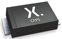 Imagen de los rectificadores SiGe de Nexperia en paquetes CFP