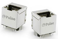 Imagen de la entrada superior de la serie JXD2-0ZxxNL de Pulse Electronics, a YAGEO Company PULSEJACKS™