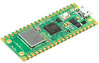 Image of Raspberry Pi's Pico H and Pico W development boards
