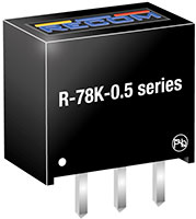 Image of RECOM Power's R-78K-0.5 Series SIP3 Single Output Switching Regulator 