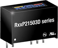 Imagen de convertidor de CC/CC serie RxxP2xxyyD de RECOM Power