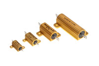 Imagen de las resistencias bobinadas de potencia con alojamiento de aluminio