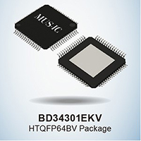 Imagen del chip DAC ROHM BD3430 - Serie MUS-ICT™