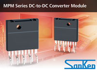 Imagen de los módulos de convertidor CC/CC de la serie MPM de Sanken Electric Co