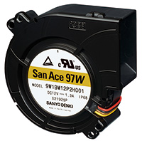 Image of Sanyo Denki's San Ace 97W 9W1B-type Splash-Proof Blower
