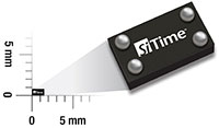 Imagen de los osciladores  MEMS serie µPower de SiTime