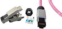 Image of Stewart Connector's Cat6/Cat6a RJ45 Punch Down Modular Plugs – SS-39300 Series