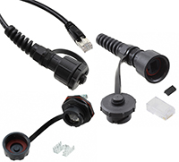 Imagen de la serie de cable aplicado SealJack™ para entornos rigurosos de Stewart Connector