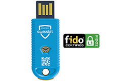 Image of Swissbit's iShield FIDO2 USB/NFC Security Key