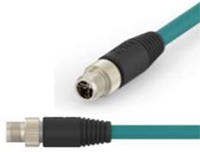 Image of TE Connectivity AMP's M12 Overmolded X-Code Cordset
