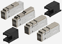 Image of TE Connectivity AMP Connectors' QSFP-DD Stacked Quad