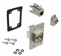 Image of TE Connectivity AMP RJ45 Fiber Optic Metal Shell Connectors