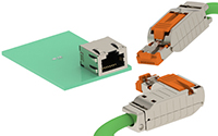 Image of TE Connectivity AMP's RJ45 Industrial IP20 Connector Assemblies