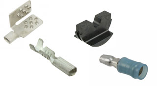 A variety of terminals and splices