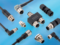 Conjuntos de cables y conectores M8/M12 industriales de TE
