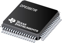 Imagen del PHY Gigabit Ethernet de la serie DP83867IR de Texas Instruments