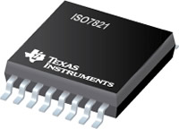 Imagen del aislador digital ISO7821 de Texas Instruments