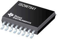 Imagen de los aisladores digitales ISOW784x de Texas Instruments