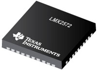 Imagen de Sintetizador de banda ancha LMX2572 de Texas Instruments