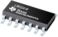 Image of Texas Instruments' LMx24N Low Power Quad Operational Amplifiers