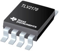 Image of Texas Instruments' TLVx170 Operational Amplifiers