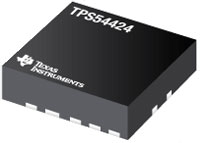 Imagen del convertidor reductor sincrónico TPS54424 de Texas Instruments