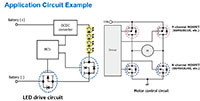 Image of Toshiba's Application Circuit Example